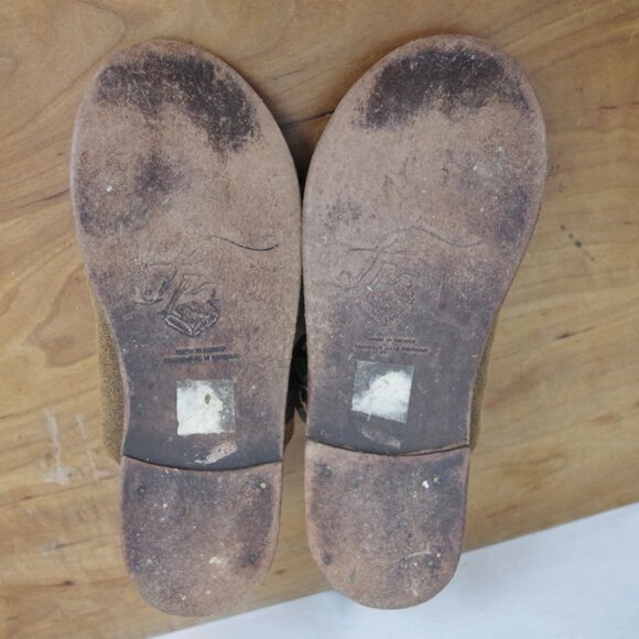 Free People Pre Distressed Double Buckle Leather Sandals Size 39 - Picture 2 of 11